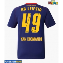 RB Leipzig Yan Diomande #49 Auswärtstrikot 2025-26 Kurzarm